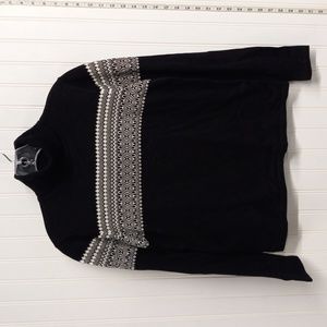 Charter Club women's turtleneck sweater size S color black